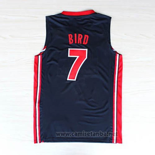 Camiseta USA 1992 Larry Bird #7 Negro